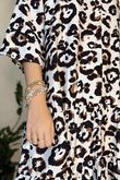 Kenya Tiered Midi Dress Naturals